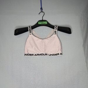 Under Armour Womens Crossbody Strappy Low Sports Bra 1370896 Size M